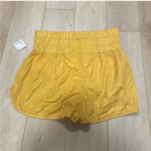 Free People FP Movement The Way Home Shorts, Varsity Gold, sz L - Picture 7 of 14
